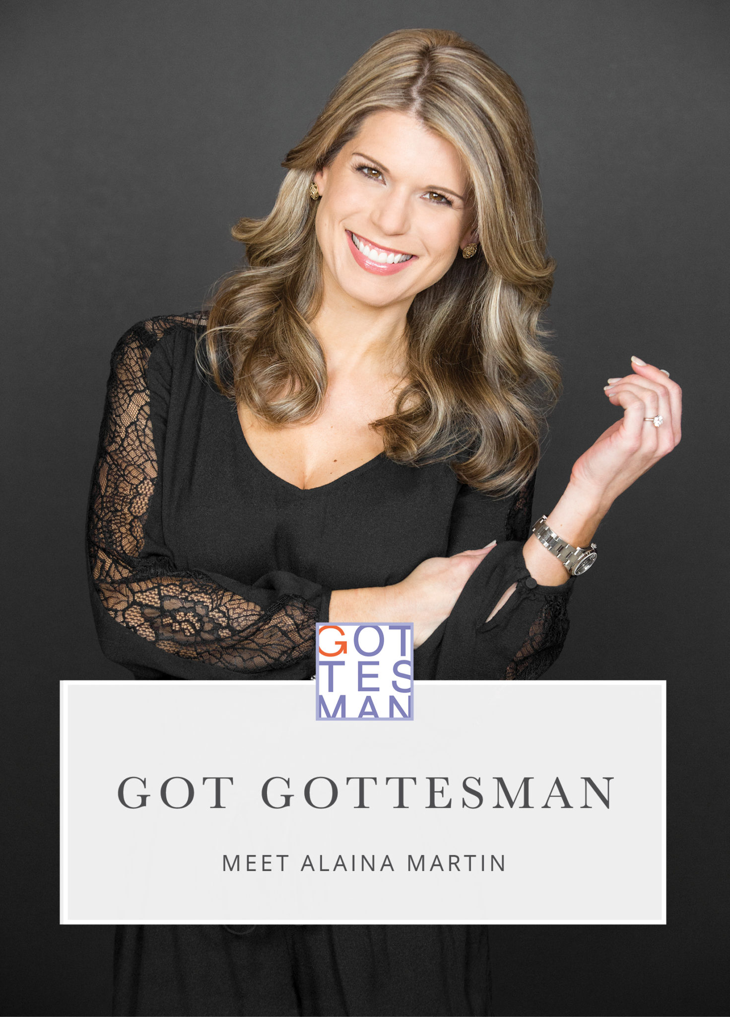 Headshot with text overlay," Got Gottesman: Meet Alaina Martin"