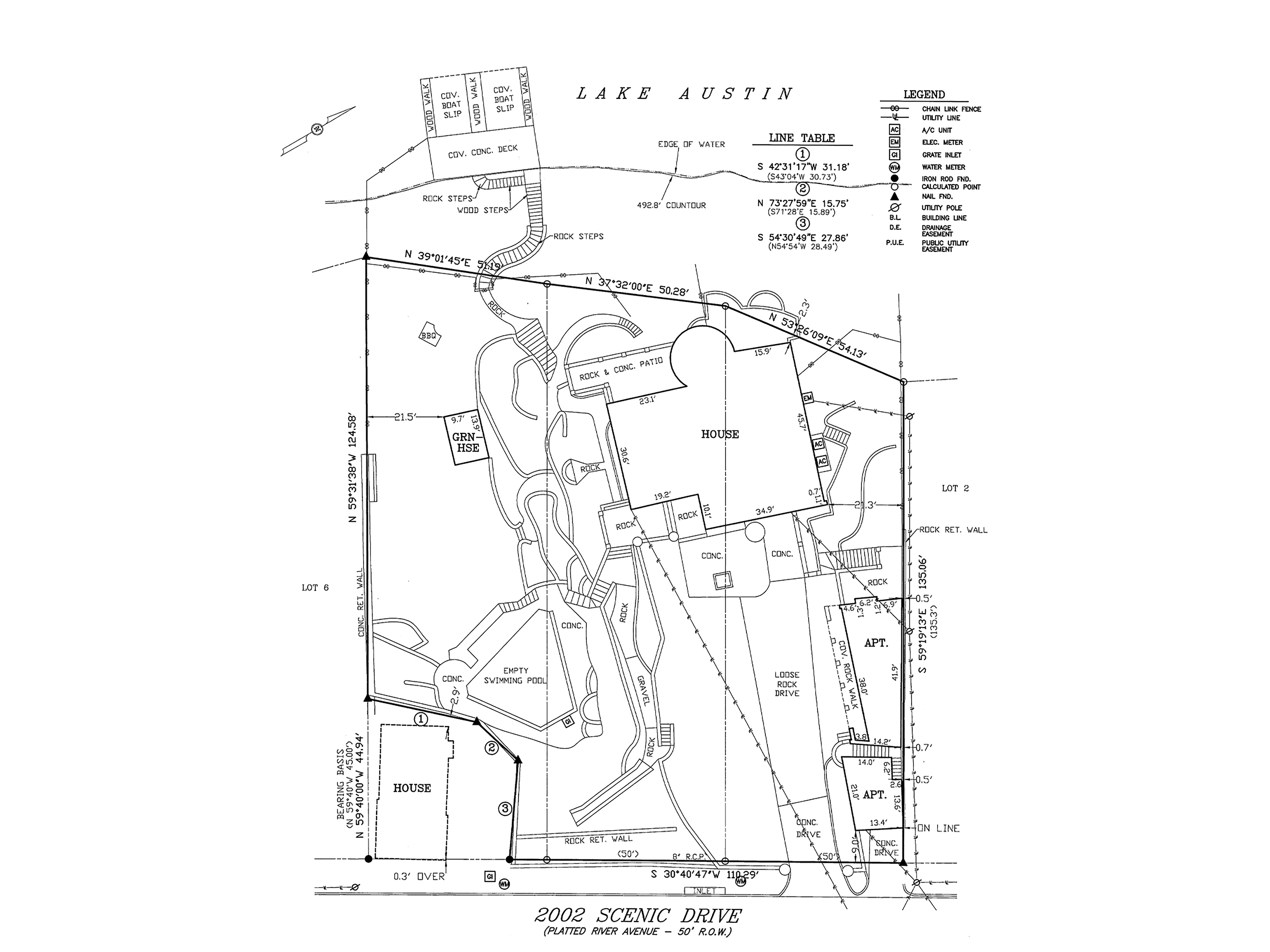 2002 Scenic Drive Lake Austin Lot in Tarrytown